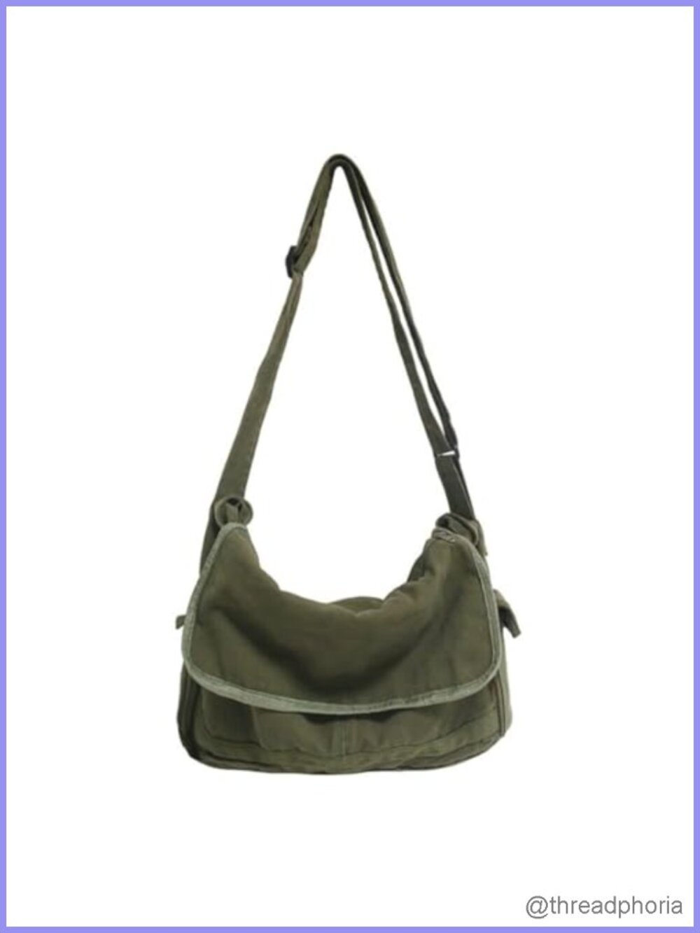 Vintage Canvas Messenger Bag Crossbody Satchel Shoulder Bag Unisex